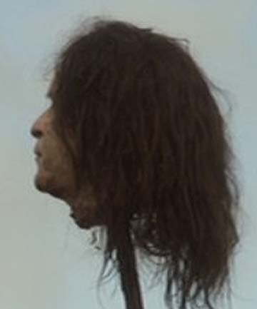 lolsbushhead George Bush with long hair on a pike