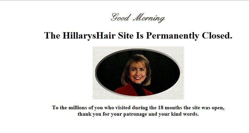 HillarysHair Closes