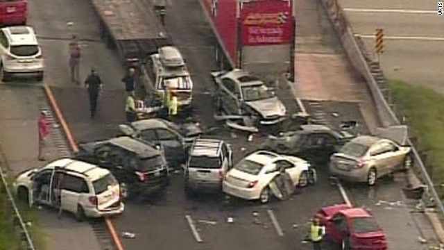 46 Vehicle Car Crash In Florida