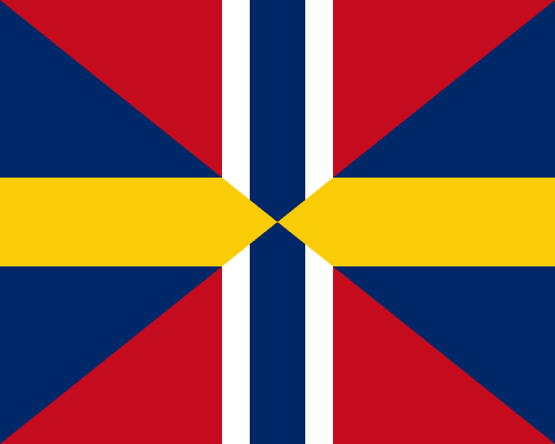 Flag of Sweden-Norway