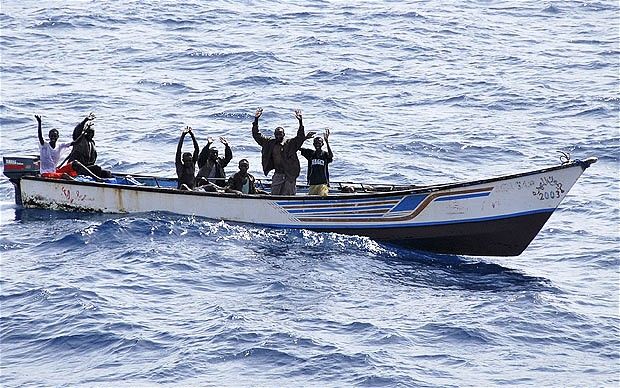 Engagement off the coast of  Eyl, Somalia results in injury to attackers