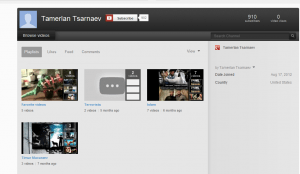 Tamerlan Tsarnaev youtube