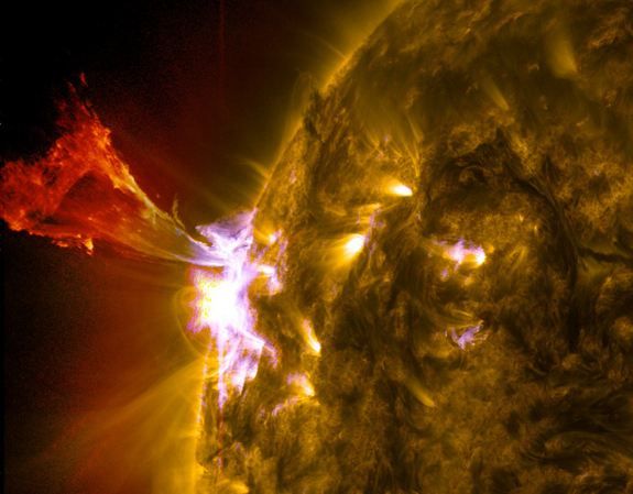 solar flare captured