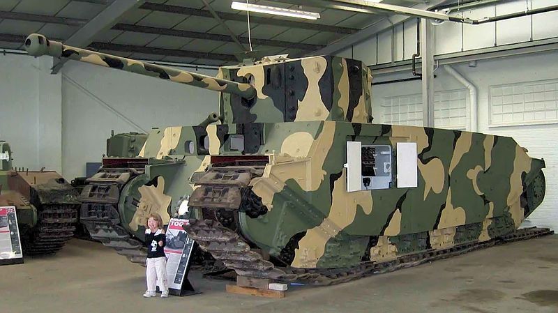 Tog II at bovington museum compared to human