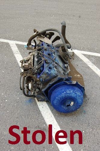 stolen boat engine