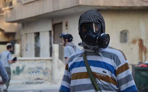 accordingly toxic gas has been used in syria , prompting congress to declare airstrikes